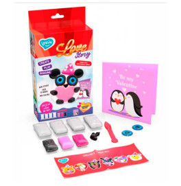 Love story Панда TM Lovin Набір для ліплення з повітряним пластиліном