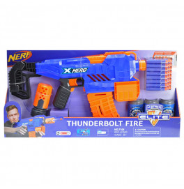 Бластер "NERF" на батарейках в коробці 7104 р.60,5*6,5*29см