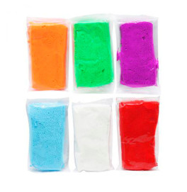 Великі стіки легкого стрибаючого пластиліну TM Moon light clay (24шт/ 7кольорів), ящ (24)