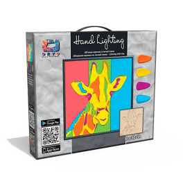 Картина з легкого пластиліну ТМ Moon Light Clay mini Жираф