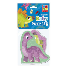 Магнитные беби пазлы "Динозаврики" VT3208-21 (рус)