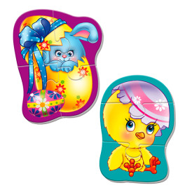 Магнитные беби пазлы "Цыпленок" VT3208-25 (англ)