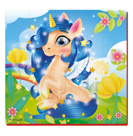 Мягкие пазлы 22х23 "Единорог" VT1109-07 (англ)