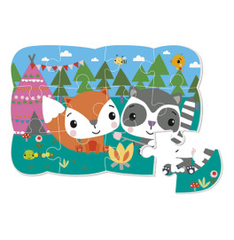 Пазли на магніті  А5 "Fisher Price. У лісі"