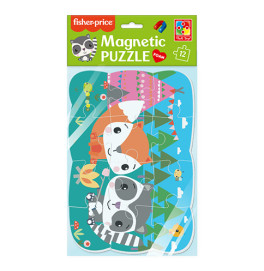 Пазли на магніті  А5 "Fisher Price. У лісі"