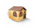 DOLONI-TOYS "Будинок з шторками" артикул 02550/2