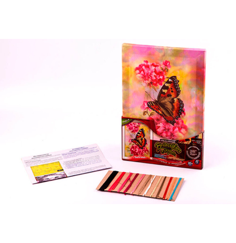 Набір для творчості "Вишивка гладдю" за номерами на підрамнику, 5 видів (10) Набір для творчості "Вишивка гладдю" за номерами на підрамнику, 5 видів (10)