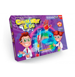 Безопасный образовательный набор для проведения опытов "CHEMISTRY KIDS" економ рос. (8) 7969 4 вида