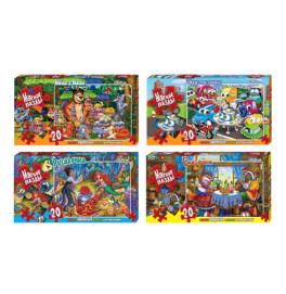 Пазлы мягкие 20эл. ассорти (16) 2925 8 видов