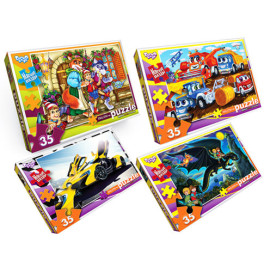 Пазлы мягкие 35 эл (16) 2528 8 видов