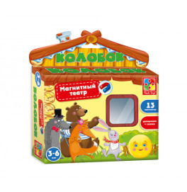 Игра настольная "Магнітний театр. Колобок" VT3206-26 (укр) . (40)