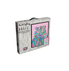 Картина з легкого пластиліну ТМ Moon Light Clay Ведмідь (5)