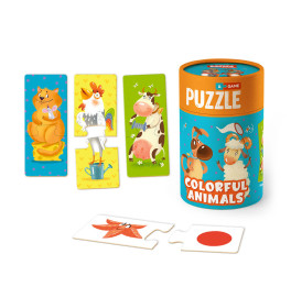 DODO Пазл та гра "Кольорові тваринки" (12)