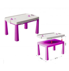DOLONI-TOYS Стіл дитячий+комплект для гри бузковий DOLONI-TOYS Стіл дитячий+комплект для гри бузковий