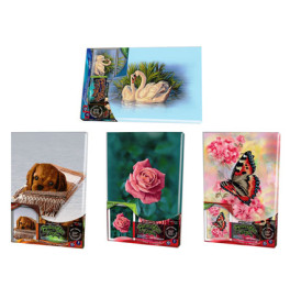 Набір для творчості "Вишивка гладдю" за номерами на підрамнику, 5 видів (10) Набір для творчості "Вишивка гладдю" за номерами на підрамнику, 5 видів (10)