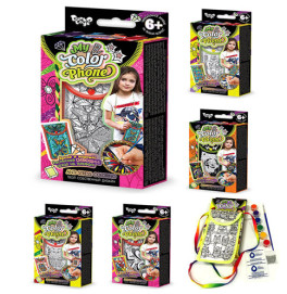 Комплект креативного творчества "My Color Phone" чехол-раскраска (12) 6209  6 видов Комплект креативного творчества "My Color Phone" чехол-раскраска (12) 6209  6 видов