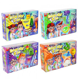 Безопасный образовательный набор для проведения опытов "CHEMISTRY KIDS" РУС (4) 7888 4 вида