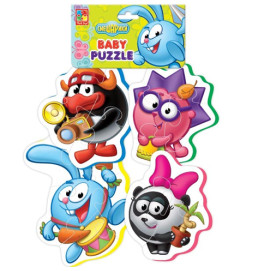 Беби пазлы "Смешарики" ((10)) (50)  17215