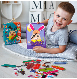 Магнитная игра"Зверушки" (рус) VT3702-10 (12)
