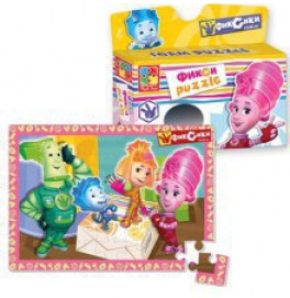 Пазлы мягкие А4 "Фиксики" в кор. ((5)) (20)