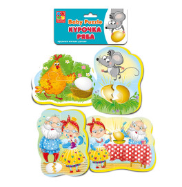 Беби пазлы Сказки Курочка ряба VT1106-61 (50)