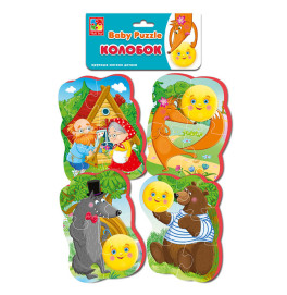 Беби пазлы Сказки Колобок VT1106-62 ((5))(50)