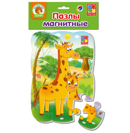 Пазлы на магните А5 "Жирафики" VT3205-62 (50)
