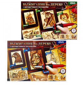 Набор для творчества "Выжигание по дереву" (6) 5040 2 вида