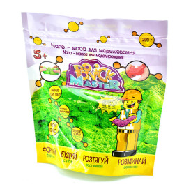 Nano-маса для моделювання TM Brick Master (зелений) 200г