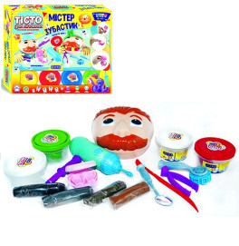 Великий набір з тістом для ліплення  "Містер Зубастик" (10)