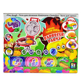 Великий набір з тістом для ліплення ТМ LOVIN;DO "Барбекю" (10)