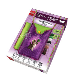 Набор для творчества "My Phone Clutch"  гладью Котик (10) Набор для творчества "My Phone Clutch"  гладью Котик (10)