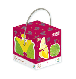 DODO Пазл 2-3-4 елементи Фрукти та овочі (6)