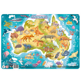 DODO Пазл з рамкою "Австралія" 53 елементи