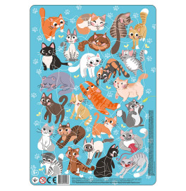 DODO Пазл з рамокою "Кошенята",53 елементи