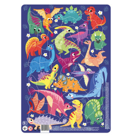 DODO Пазл з рамкою Динозаври 53 елементи(24)