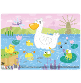 DODO Пазл з рамкою "Каченята",21 елемент