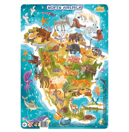 DODO Пазл з рамкою Північна Америка 53 елементи(24)