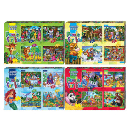 Пазлы 54/20  "4в1"(12) 3209 6 видов